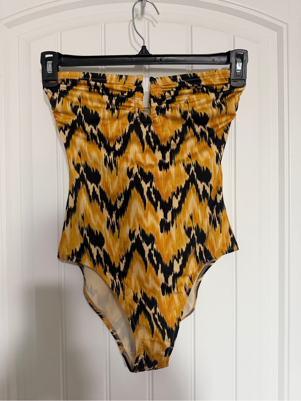 NWT Ulla Johnson Monterey Strapless Maillot Swimsuit S Solara